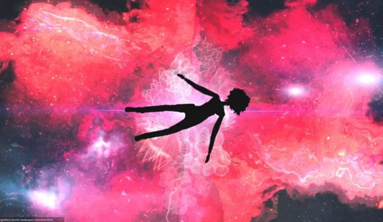 Девушка падает