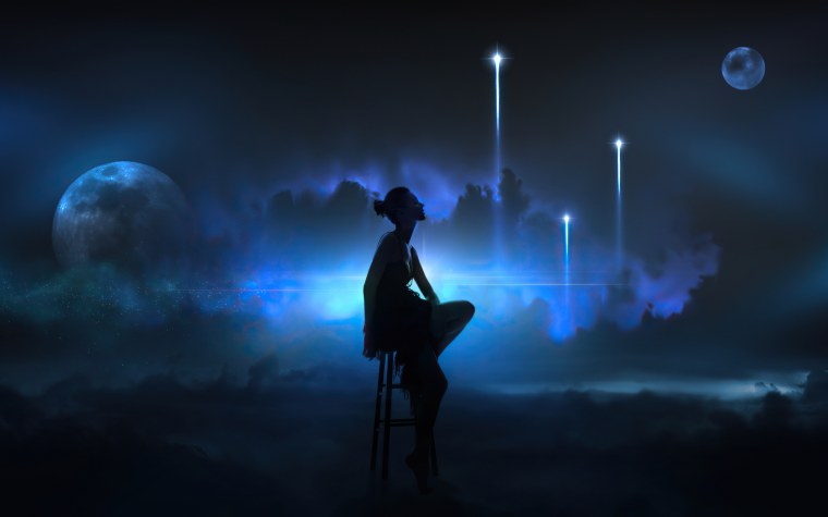 Девушка космос