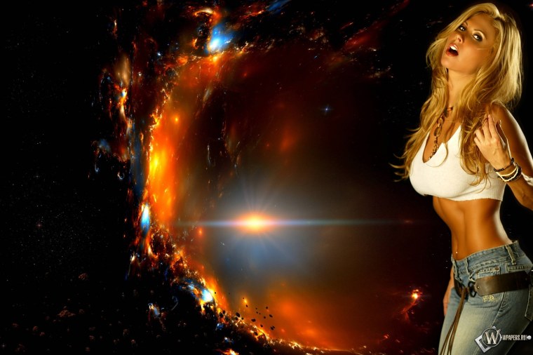 Космическая девушка