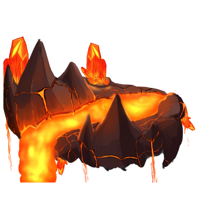 Лава мультяшная