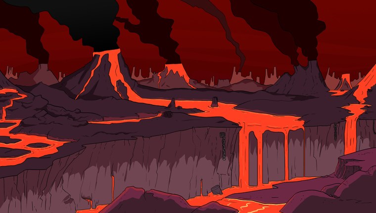 ЛАВОВЫЙ пейзаж