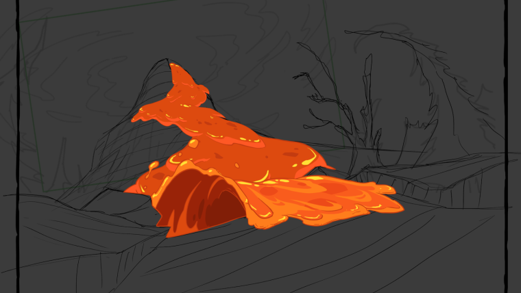 Лава живопись