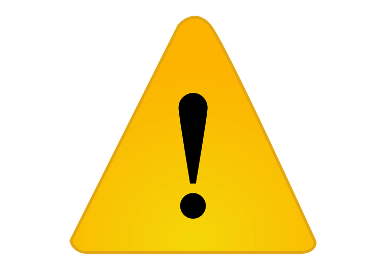Треугольный желтый дорожный знак