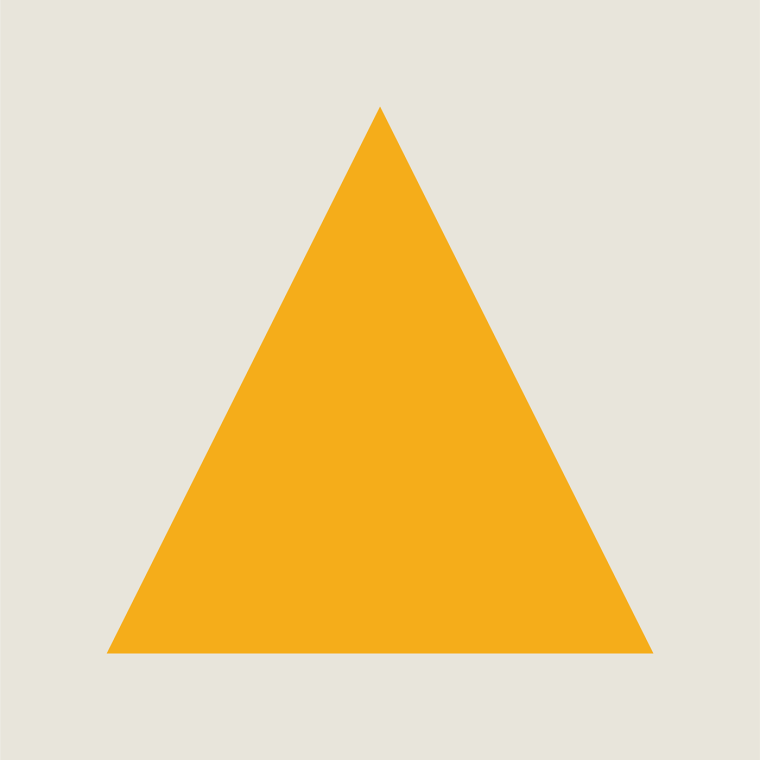Треугольник желтого цвета