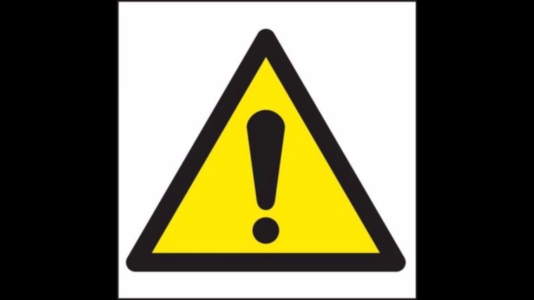 Знак внимание опасность