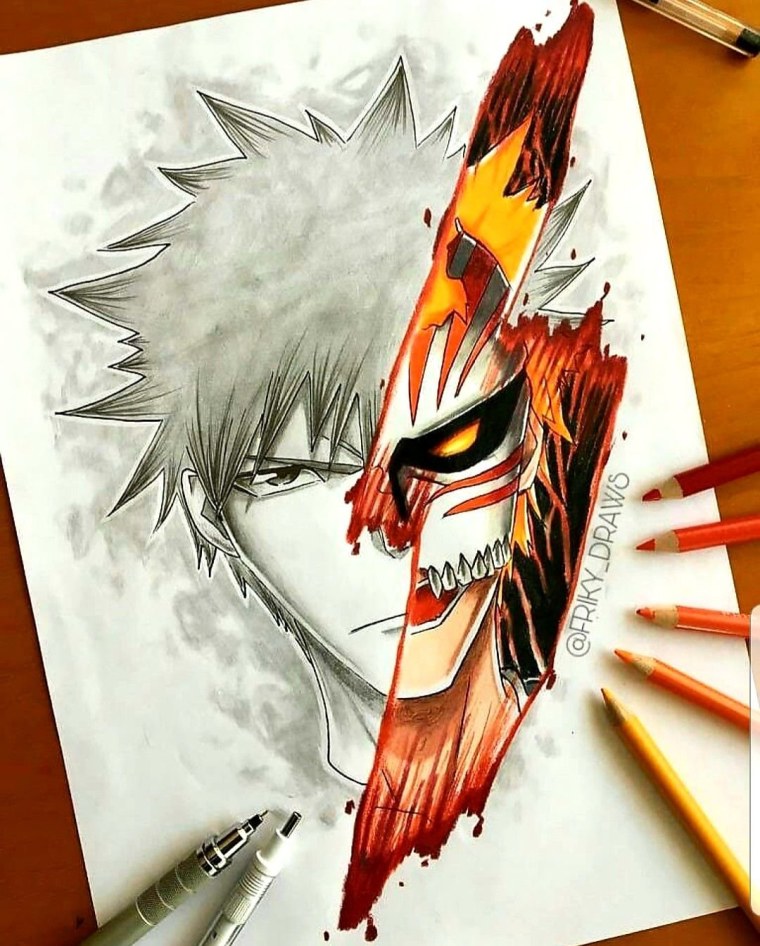 Ичиго Куросаки тату