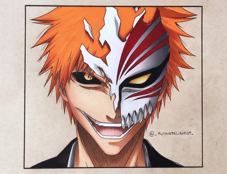 Ичиго Куросаки тату