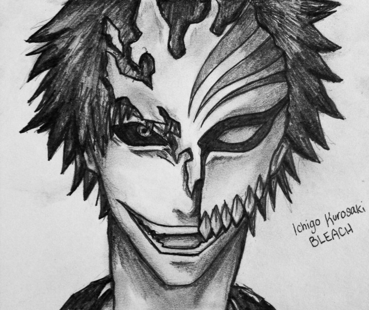 Раскраски Блич Ичиго