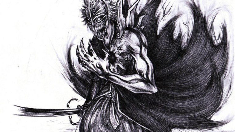 Ичиго Куросаки чб