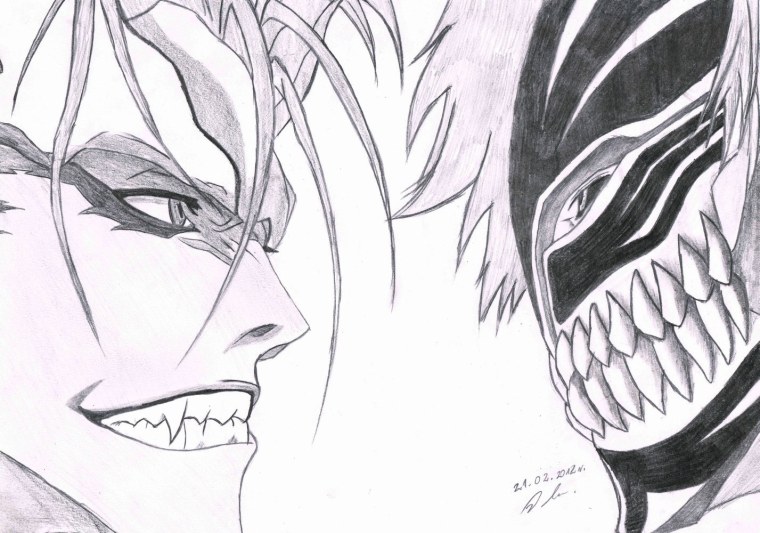 Ичиго Куросаки тату