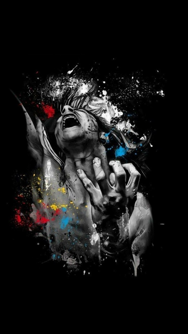 Красочные обои для телефона для мужчин