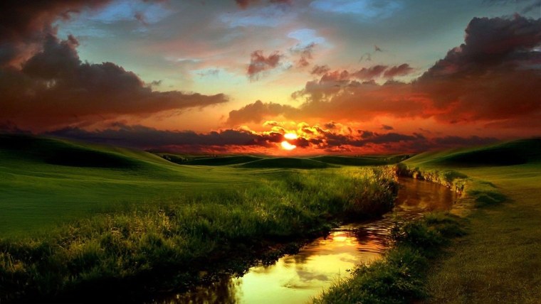 Красивый рассвет