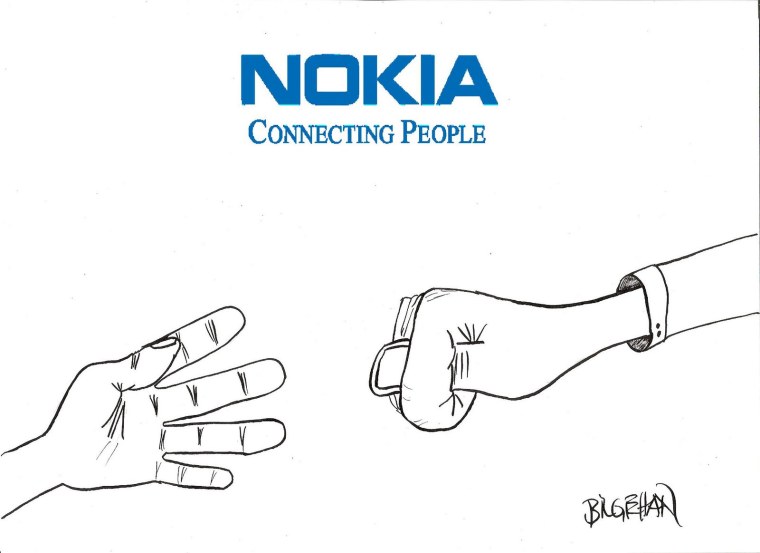 Нокиа надпись