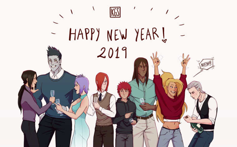 Акацуки новогодние арты