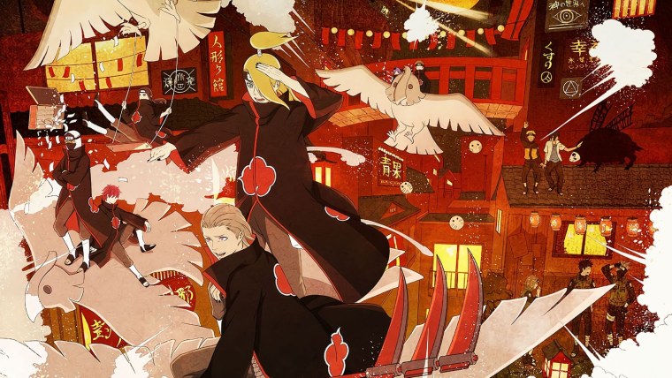 Новогодние Акацуки Хидан