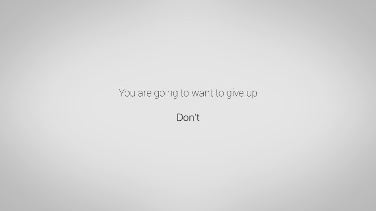 Мотивационные обои Минимализм