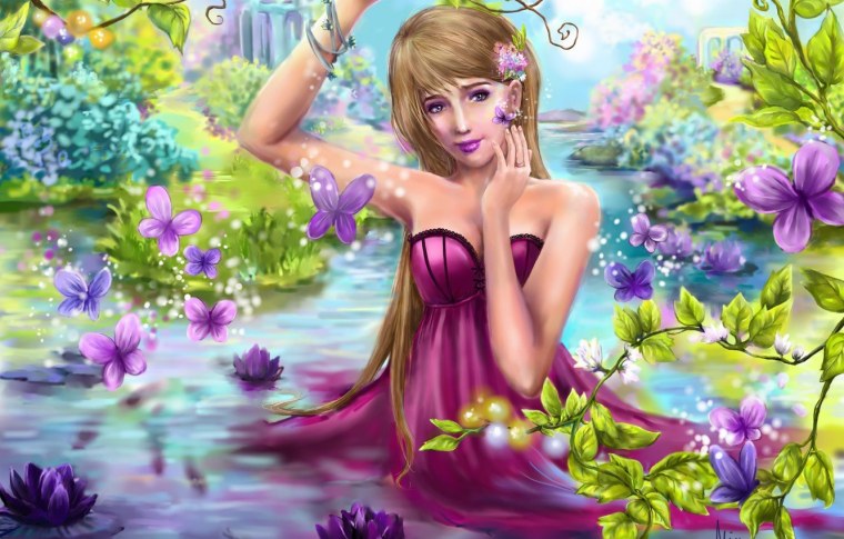 Девушка Весна фэнтези