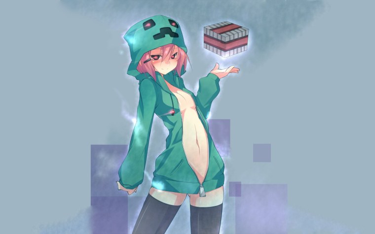 Minecraft КРИПЕР девушка