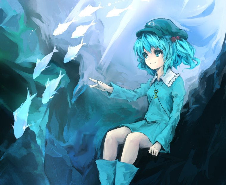 Аниме с синими волосами