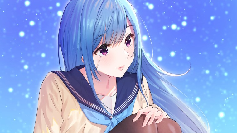 Мисаки голубоволосая