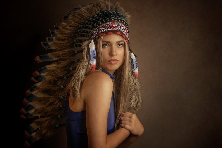 Индейский головной убор женский