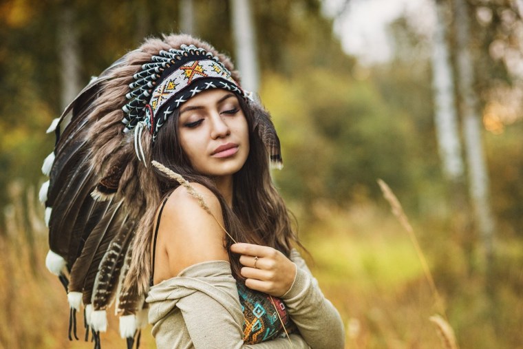 Женщина из племени индейцев