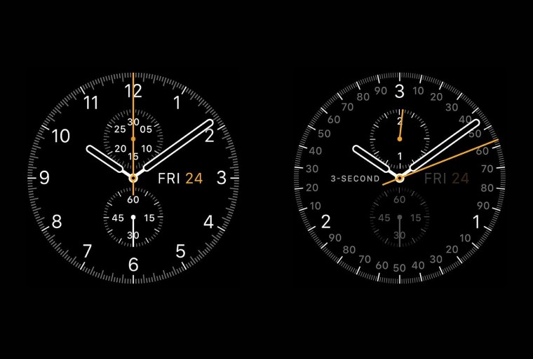 Экран блокировки с часами