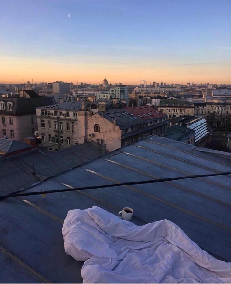 Красивый вид из окна