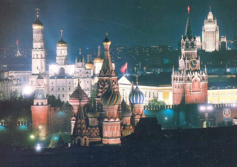 Московский Кремль с высоты птичьего полета