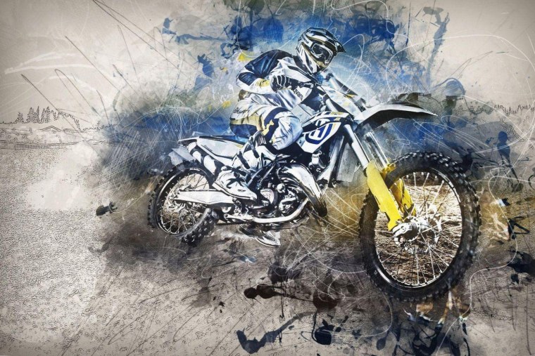 Мотоцикл абстракция