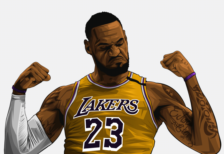 Леброн Джеймс арт