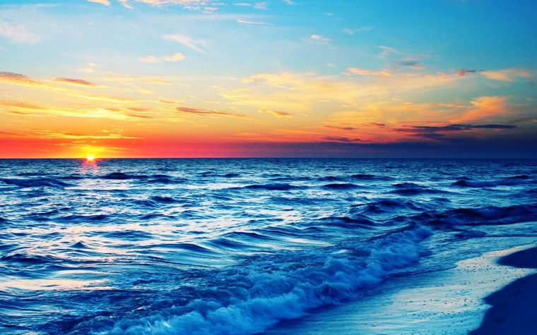 Море волны пляж