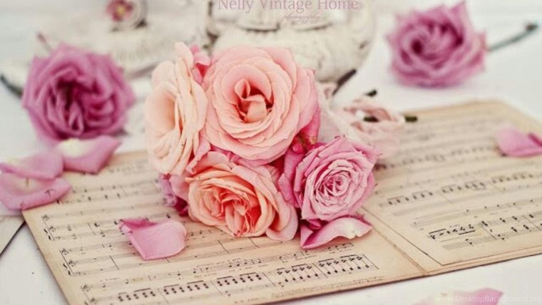 Нежные Винтажные цветы