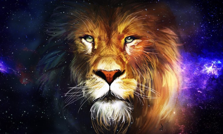 Лев обои