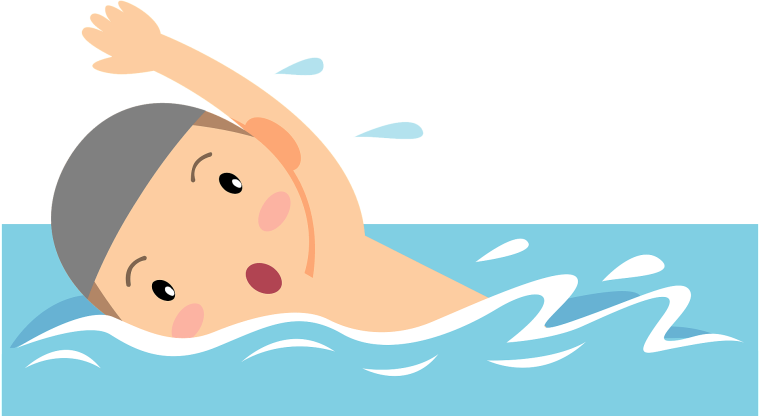 Пловец клипарт