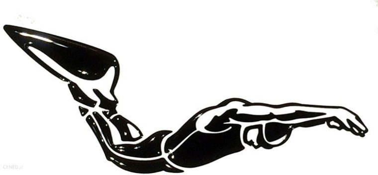 Плавание в ластах вектор