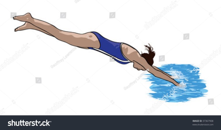 Прыжки в воду рисунок