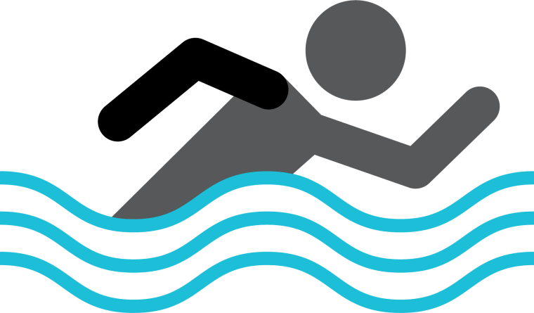 Значок пловца