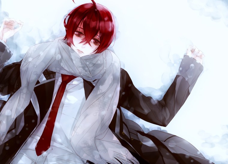 Кун с красными волосами