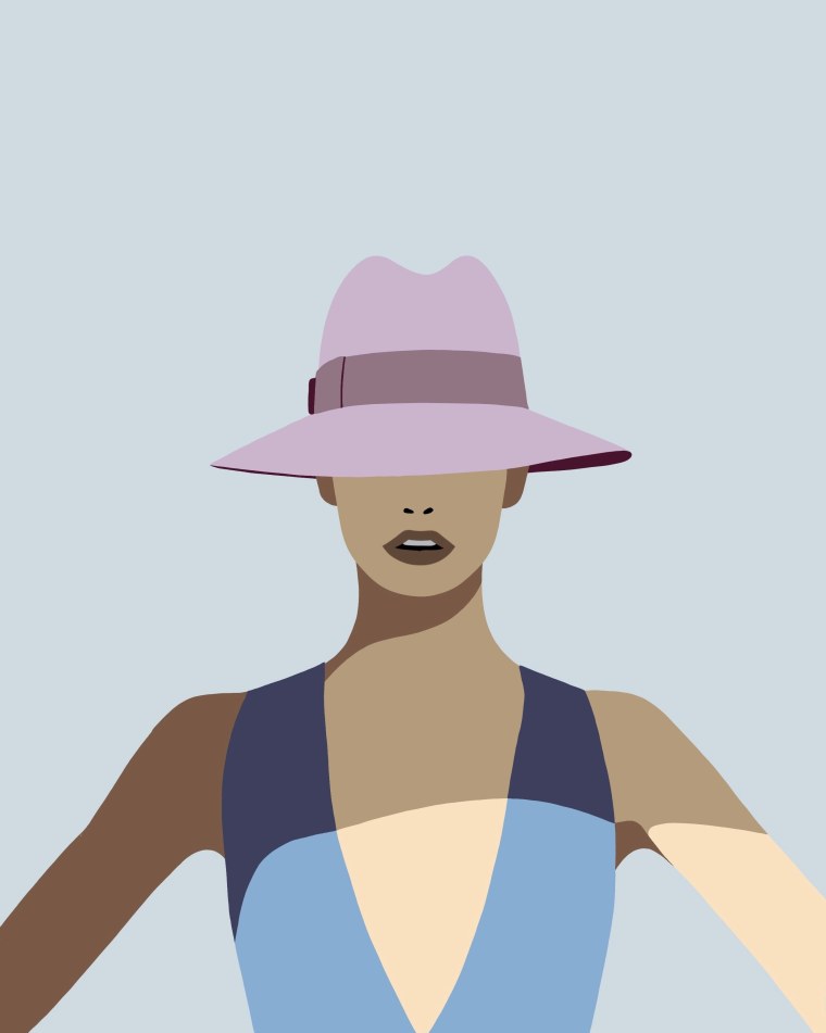 Лицо девушки Минимализм