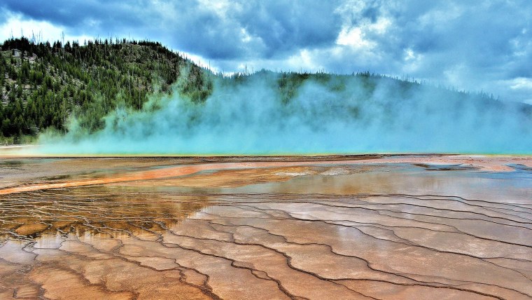 Йеллоустонский горы Вайоминг