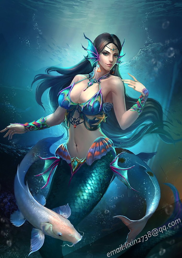 Фэнтези девушки русалки