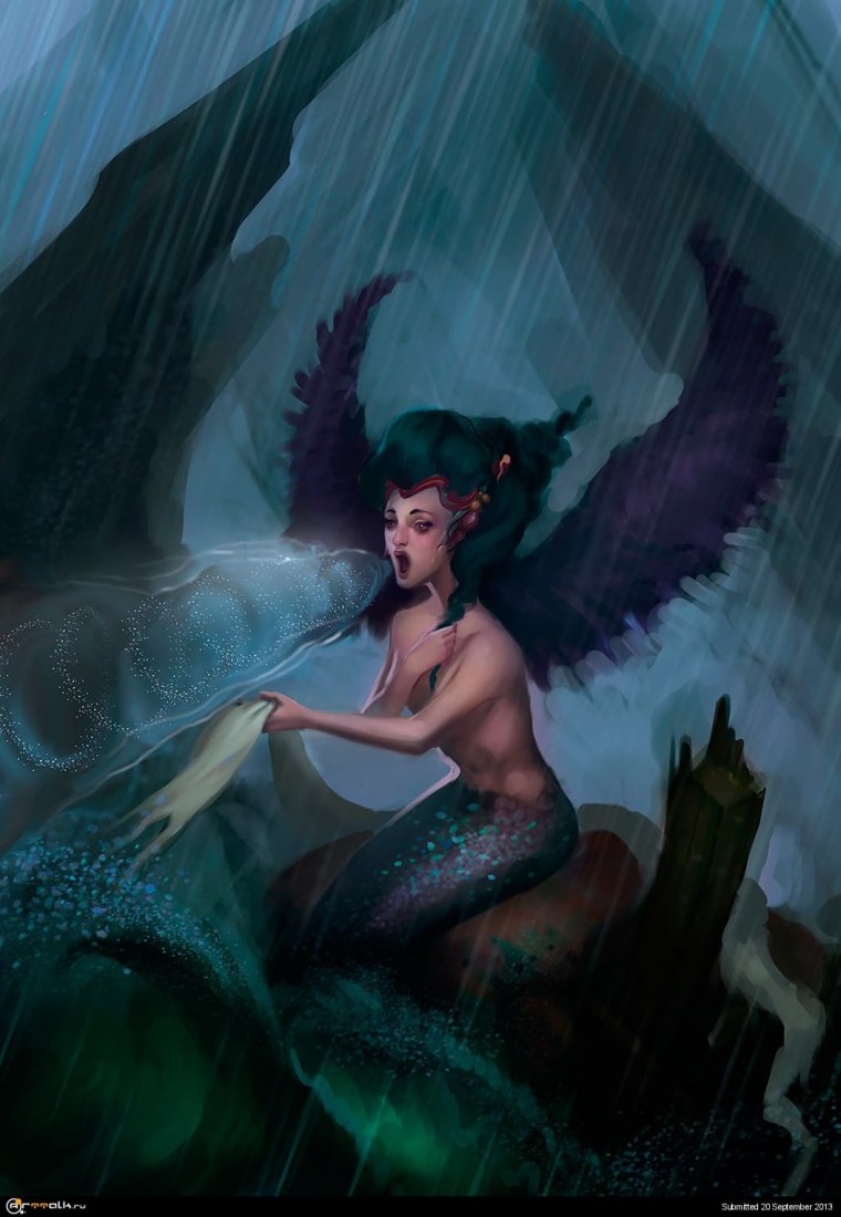 Королева сирен арт