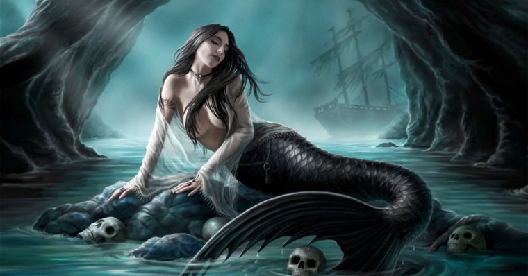 Энн Стоукс картины Русалка