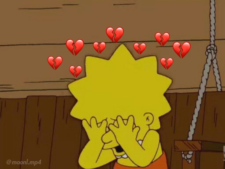 Барт симпсон разбитое сердце
