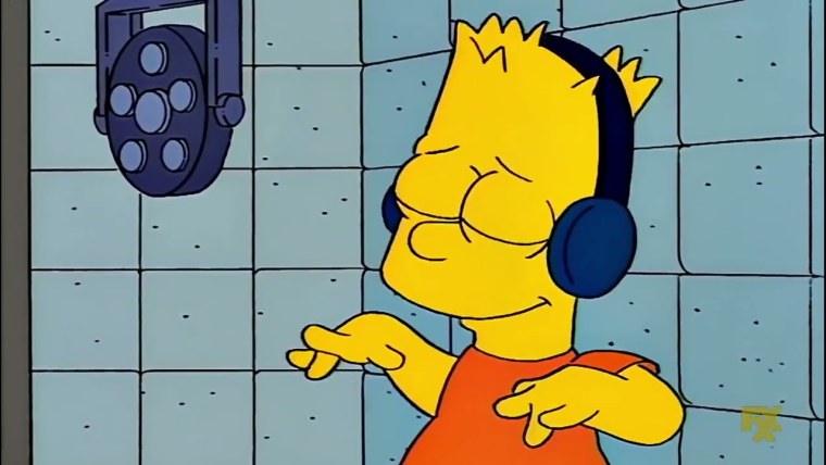 Барт симпсон диджей