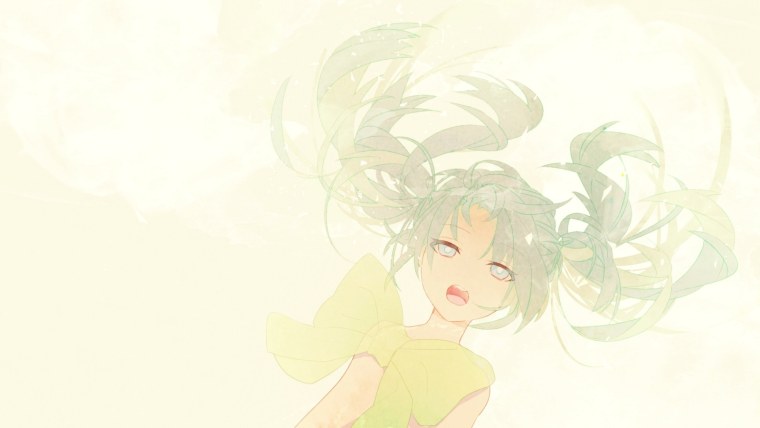 Светлые обои на рабочий стол аниме