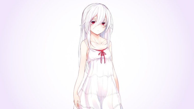 Аниме девушка пастельные тона