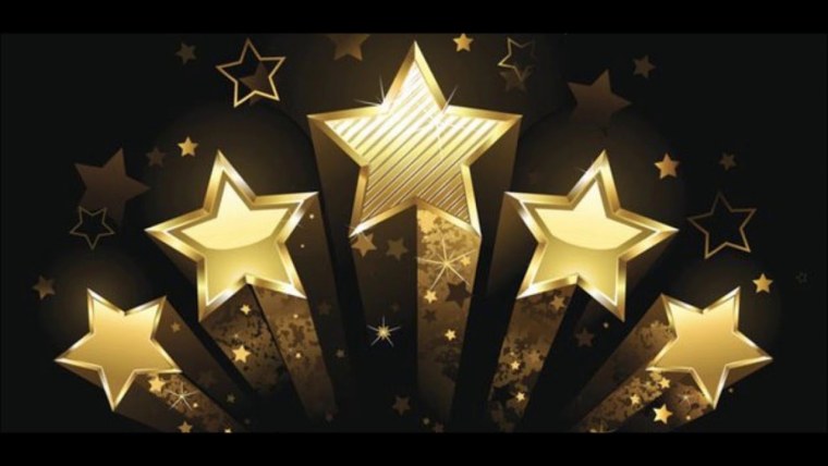 Звезды на золотом фоне