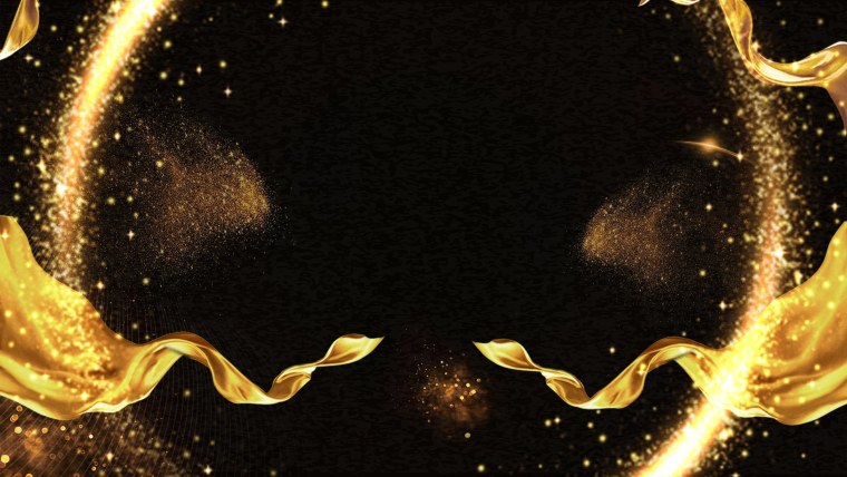 Золото на черном фоне